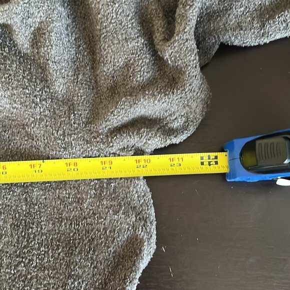 BAREFOOT DREAMS Cozychic Lite Coastal Cardigan #480 Brown Gray Sz 1X - Picture 10 of 11